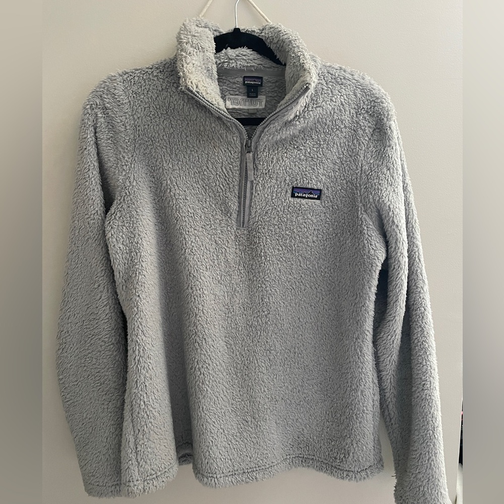 Grey Patagonia Women’s Los Gatos 1/4 Zip Fleece, branded by Turner